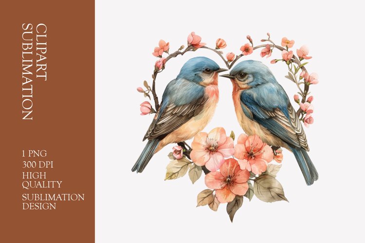 Love Birds Clipart Image 7