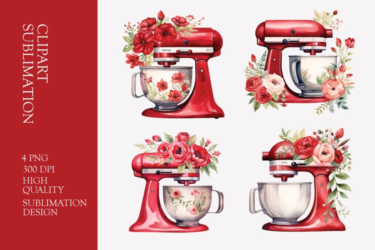 Watercolor Baking Clipart Image 17