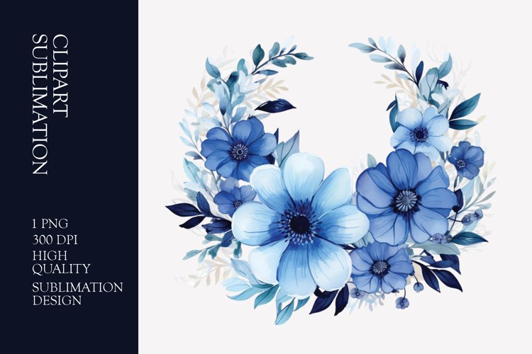 Floral Wreath Clipart Image 10