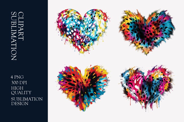 Watercolor Heart Clipart Image 3