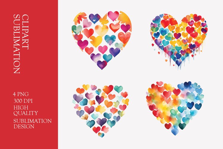 Watercolor Heart Clipart Image 7