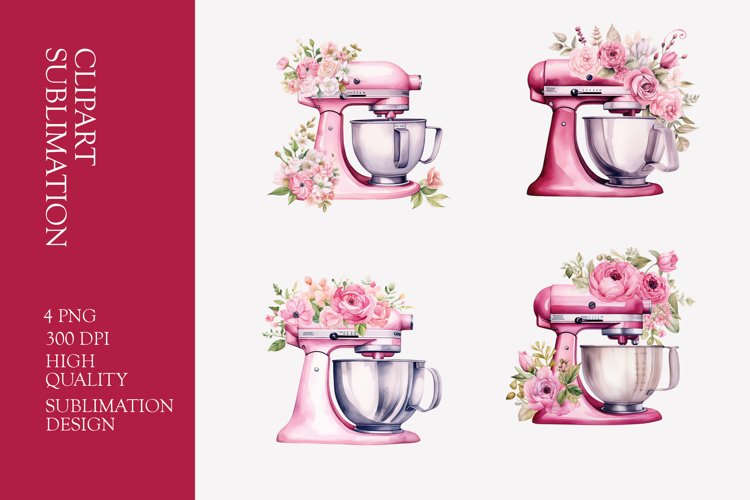 Watercolor Baking Clipart Image 20