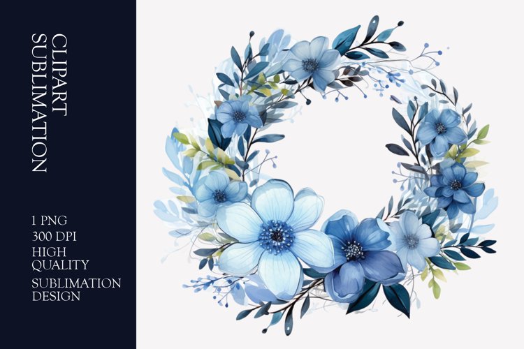 Floral Wreath Clipart Image 20