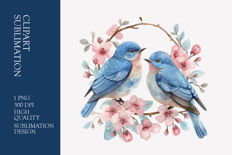 Love Birds Clipart Image 3