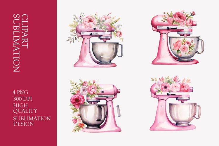 Watercolor Baking Clipart Image 23