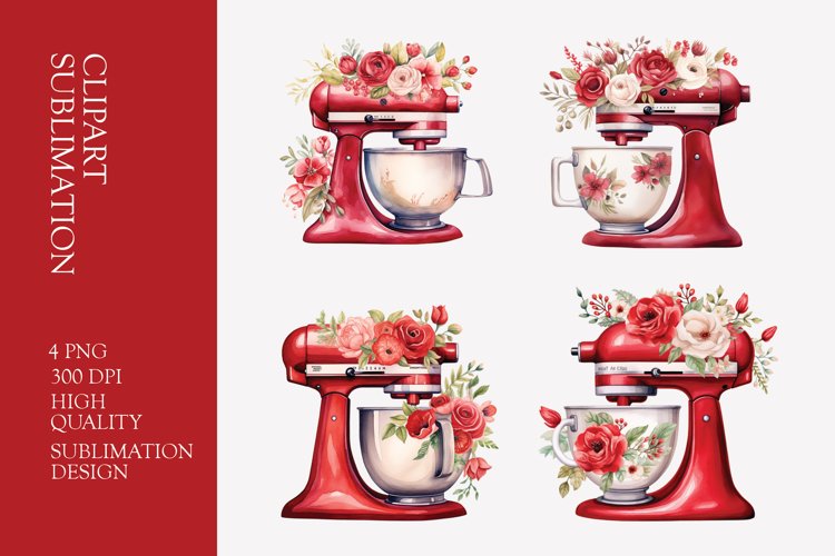 Watercolor Baking Clipart Image 16