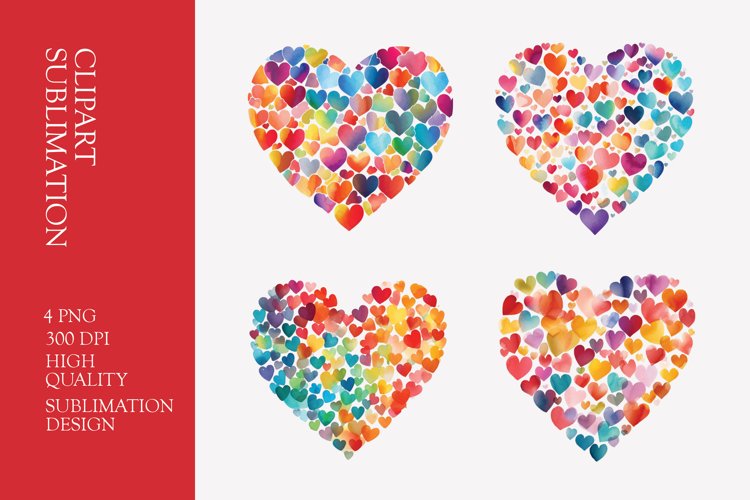 Watercolor Heart Clipart Image 24