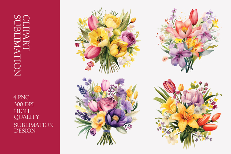 Flower Bouquet Clipart Image 22
