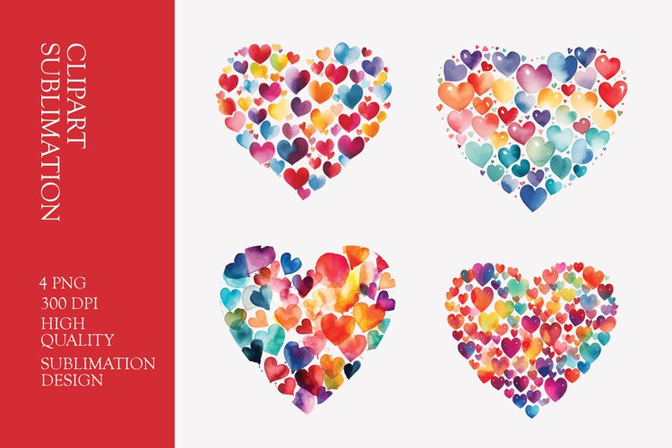 Watercolor Heart Clipart Image 19