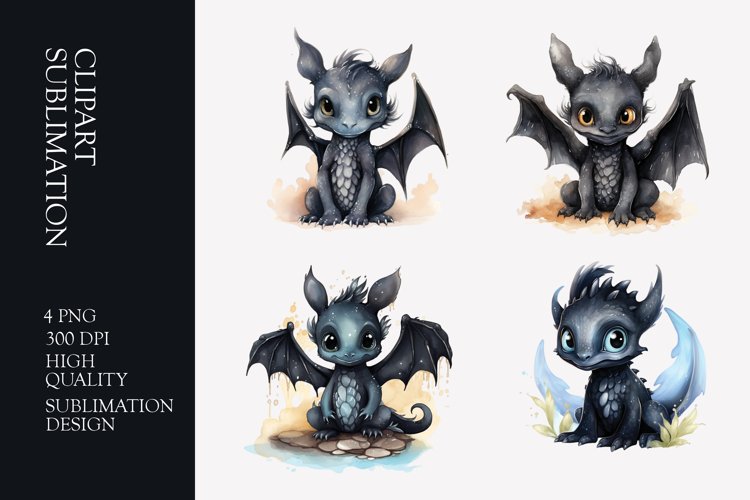 Cute Dragon Clipart Image 19
