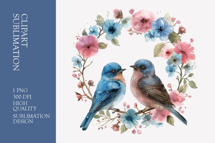 Love Birds Clipart Image 16