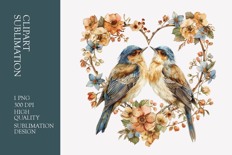 Love Birds Clipart Image 20