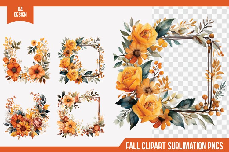 Floral Wreath Clipart Image 6