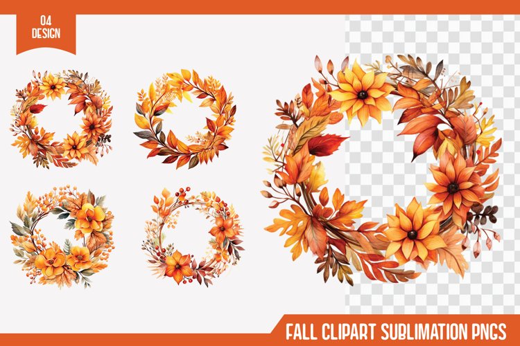 Floral Wreath Clipart Image 5