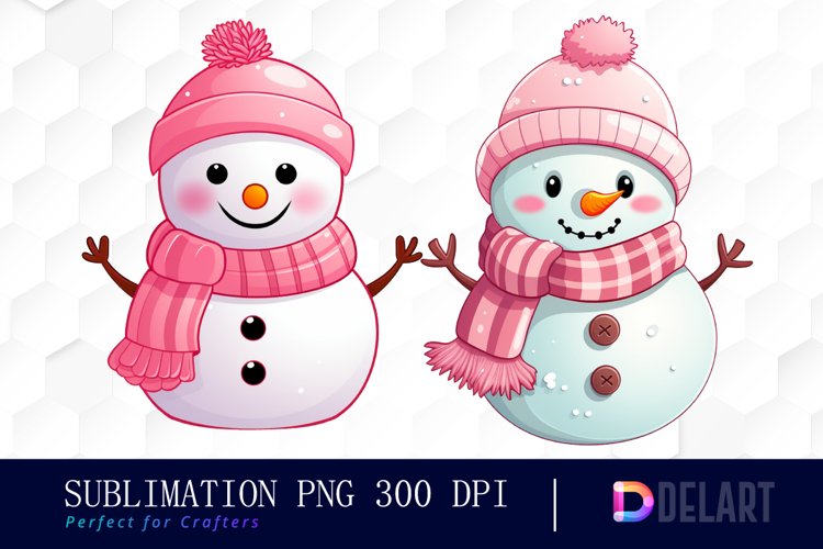 Cute Snowman Clipart Image 16