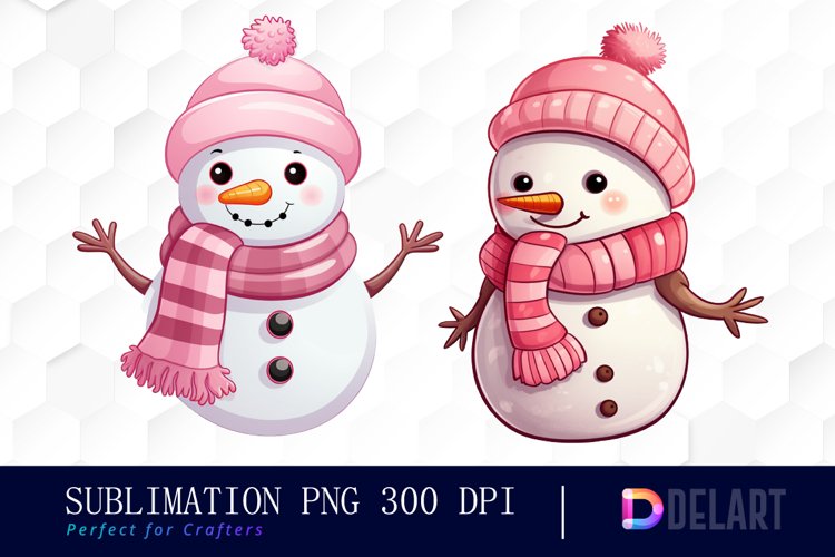 Cute Snowman Clipart Image 17