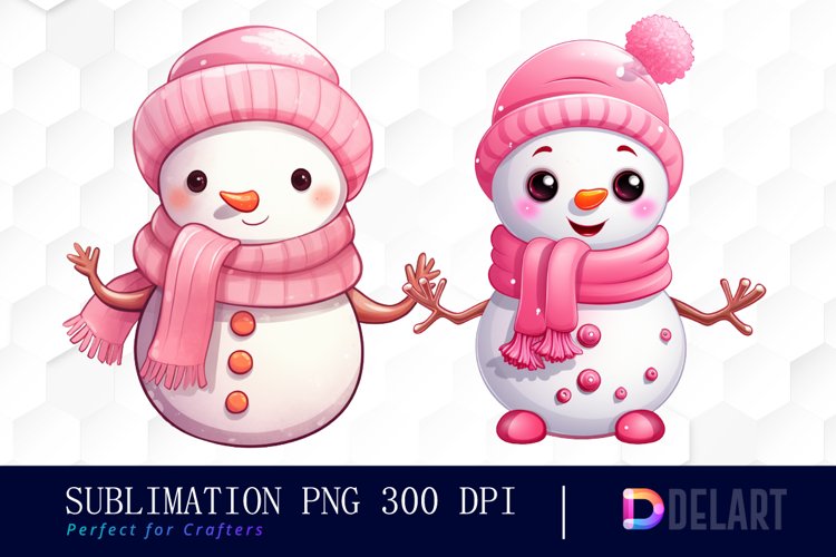 Cute Snowman Clipart Image 10