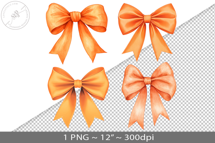 Coquette watercolor bow, PNG graphic