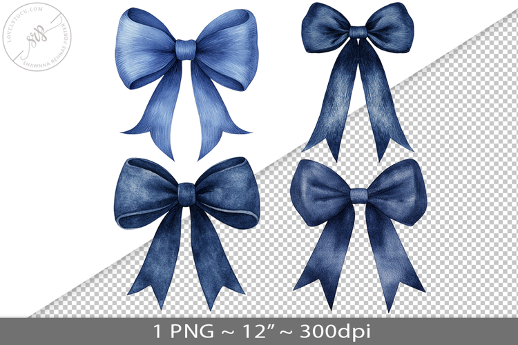 Coquette watercolor bow, PNG graphic