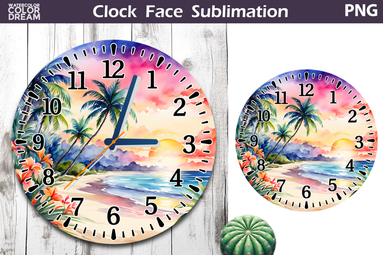 Clock Face Clipart Image 16