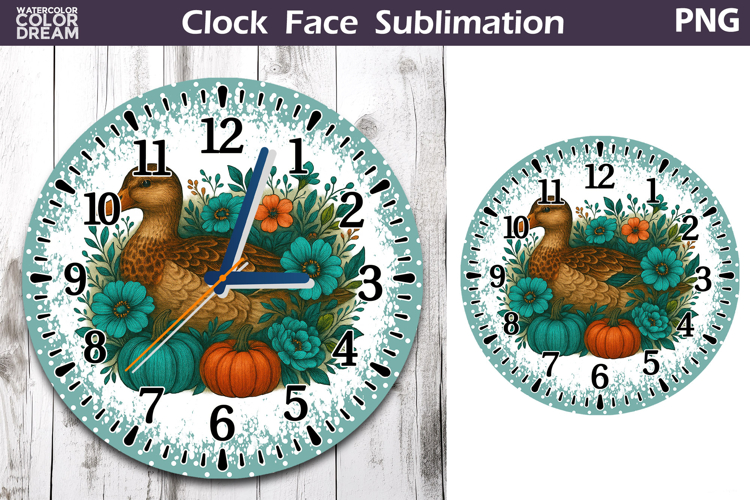 Clock Face Clipart Image 9