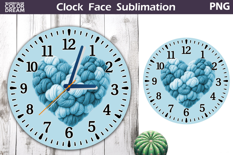 Heart Love Clock Face | Mothers Day Clock Design