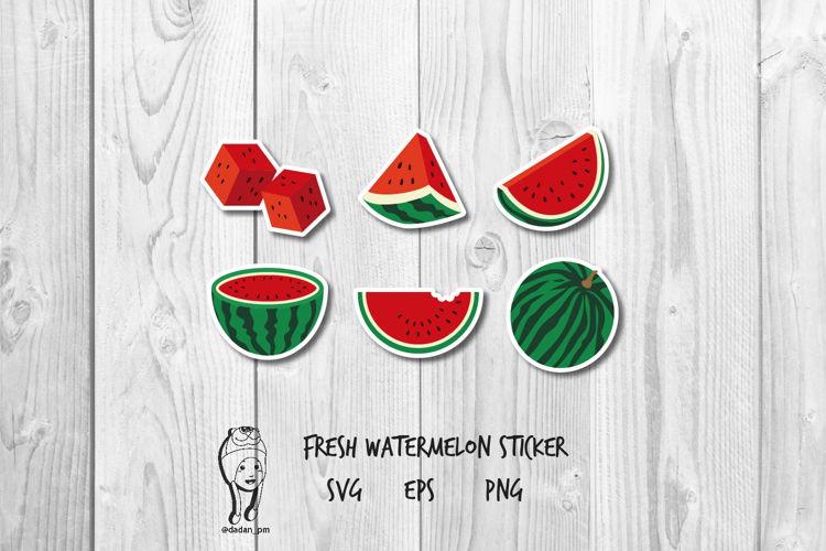 Fresh Watermelon sticker