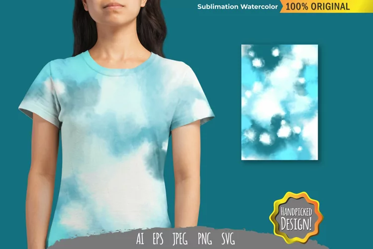 Watercolor Sublimation Design