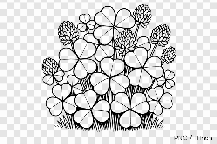Flower Drawing Png Image 7