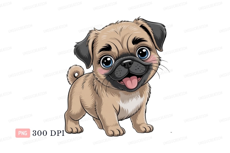 Pug Clipart Image 4
