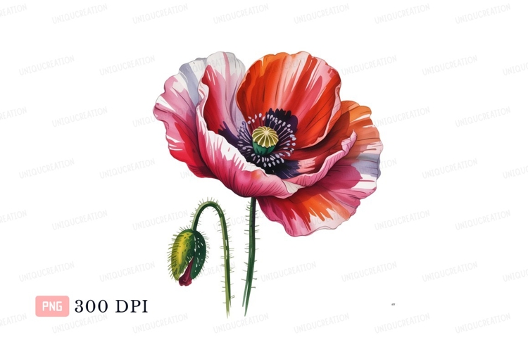 Red Flower Clipart