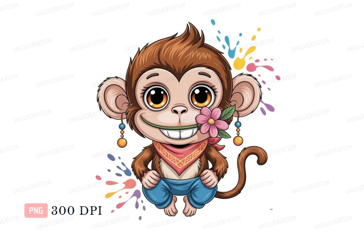 Monkey Clipart Image 14
