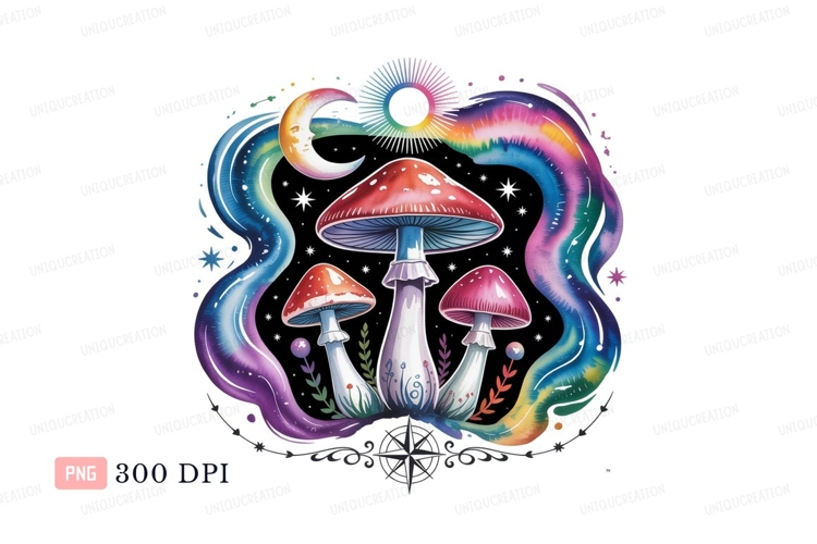 Mushrooms Clipart Image 2