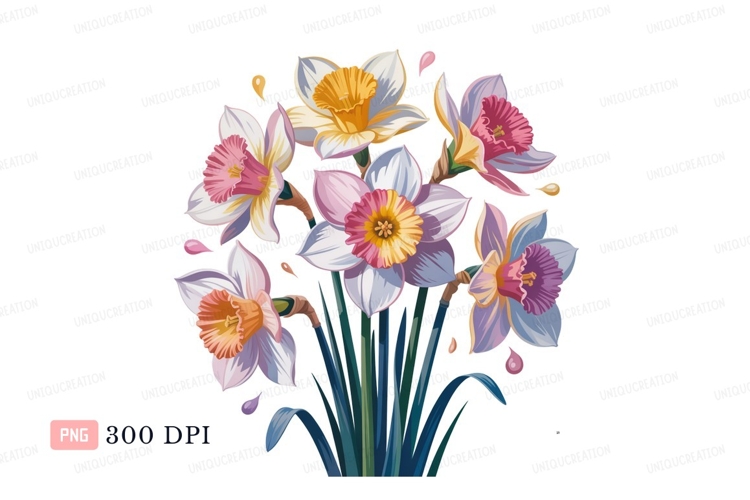 Daffodils Clipart