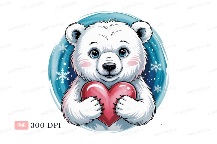 White Heart Clipart Image 11