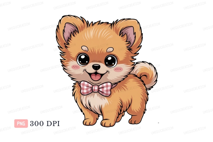 Pomeranian Clipart Image 10