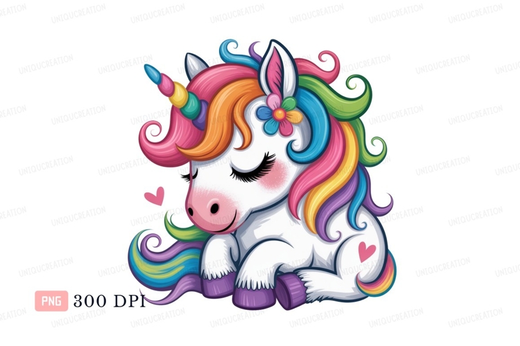 Unicorn Clipart Black And White Image 24