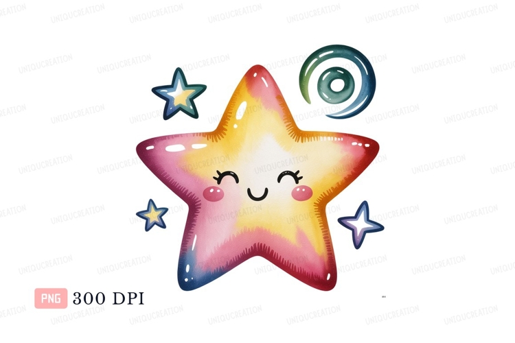 Blue Star Clipart Image 7