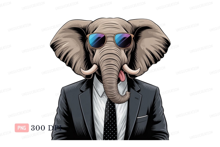 White Elephant Clipart Image 16