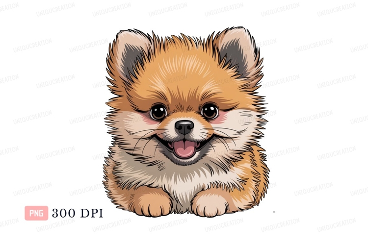 Pomeranian Clipart Image 17
