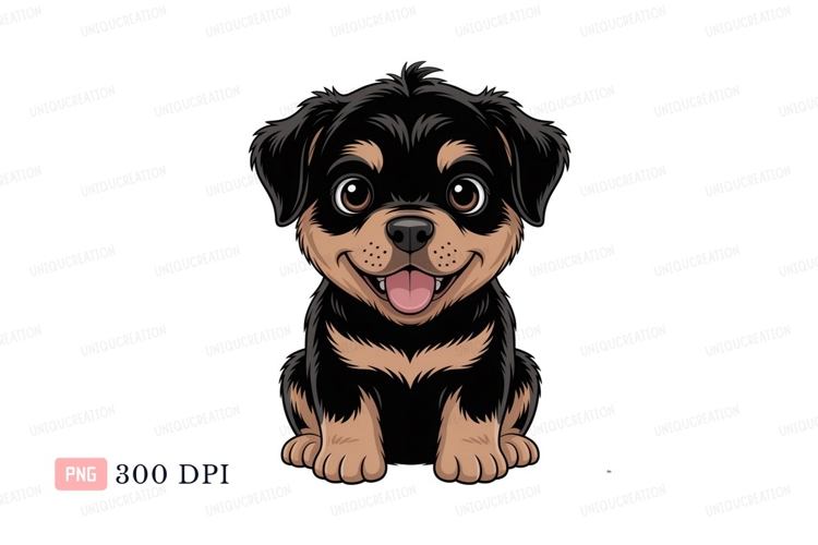 Rottweiler Clipart Image 9