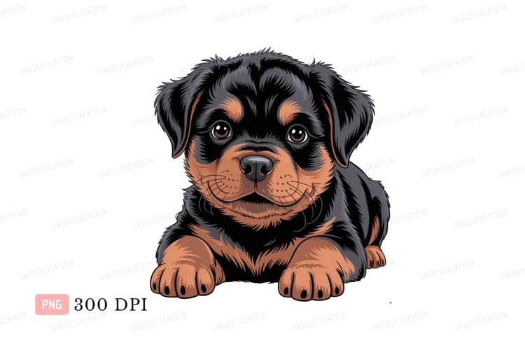 Rottweiler Clipart Image 8