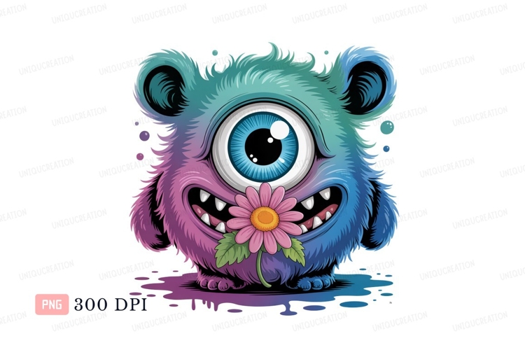 Cute Monster Clipart Image 20