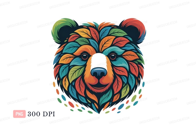 Bear Face Clipart Image 9
