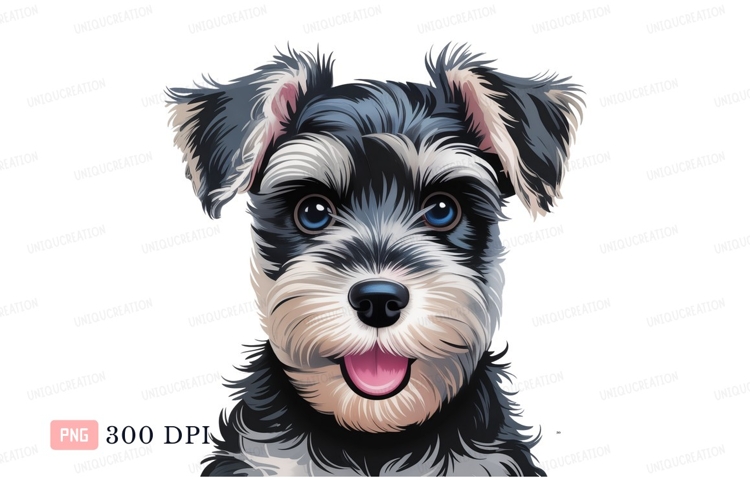 Schnauzer Clipart Image 3