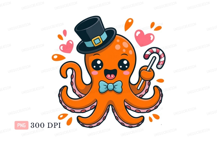 Octopus Clipart Image 16