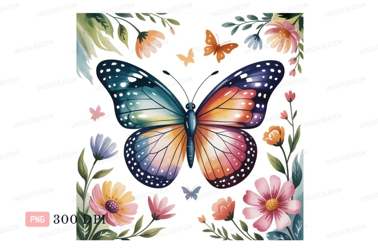 Purple Flower Clipart Image 19