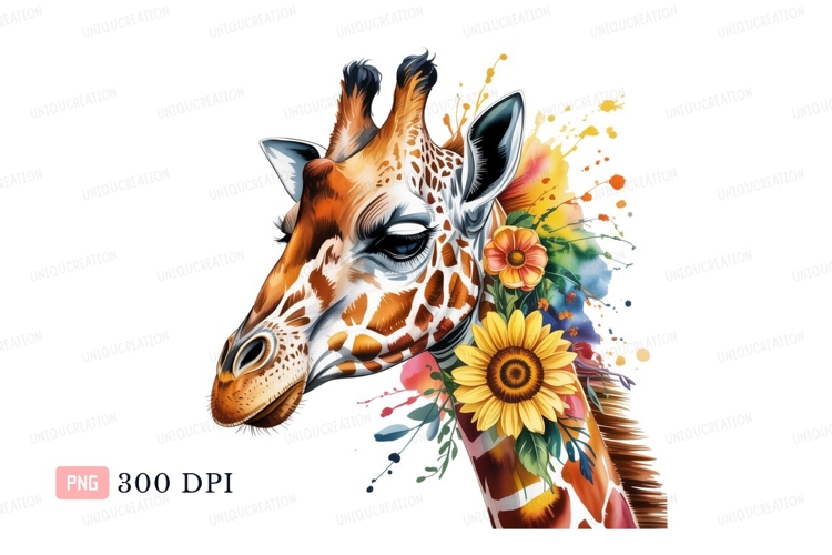Giraffe Clipart Image 23