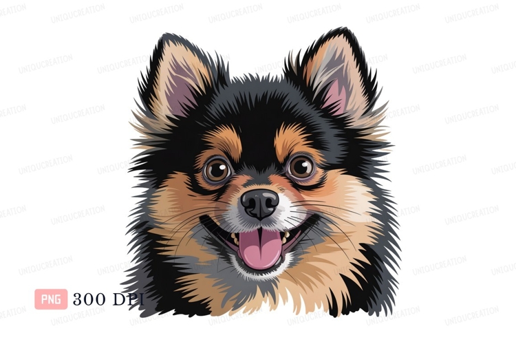 Pomeranian Clipart Image 16