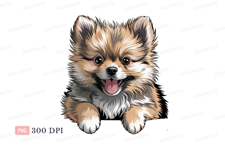 Pomeranian Clipart Image 14